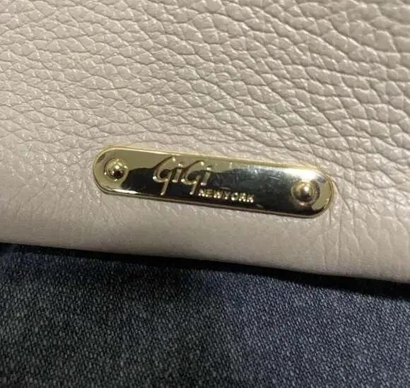 GiGi New York Catie Crossbody in Bone Python Embossed Leather - Picture 4 of 6